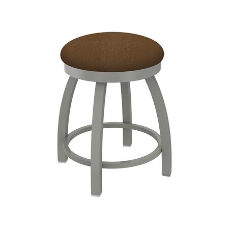 Holland Bar Stool Co 18" Swivel Vanity Stool, Nickel Finish, Rein Thatch Seat 80218AN026
